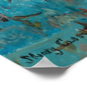 Meisje in Armstoel - Mary Cassatt Fine Art Poster (Hoek)