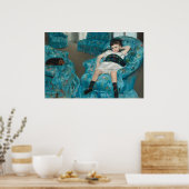 Meisje in Armstoel - Mary Cassatt Fine Art Poster (Keuken)