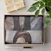 Meisje in blauw, Modigliani Tissuepapier (Geschenk)