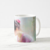 Meisje in bloementuin koffiemok (Voorkant rechts)