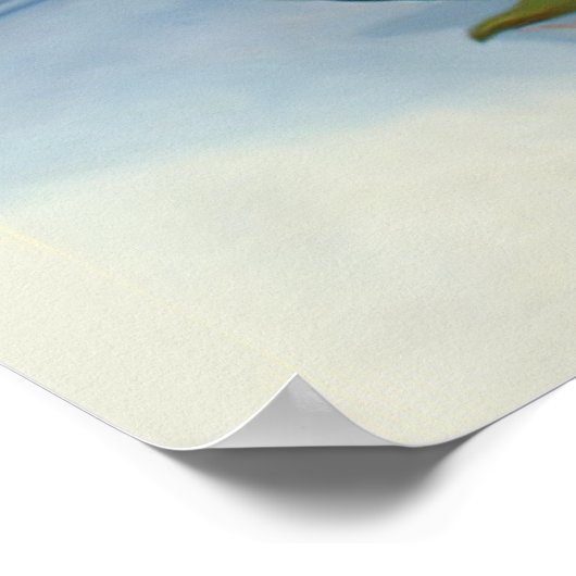 Meisje in Blue Hood Poster (Hoek)