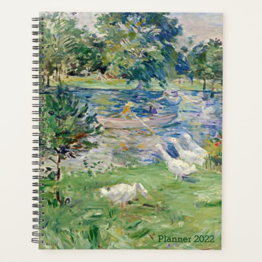 Meisje in Boat met ganzen van Berthe Morisot, Fran Planner (Voorkant)