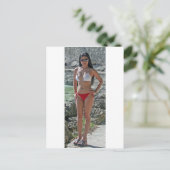 Meisje in Boracay Briefkaart (Staand voorkant)