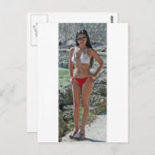 Meisje in Boracay Briefkaart (Voorkant / Achterkant)