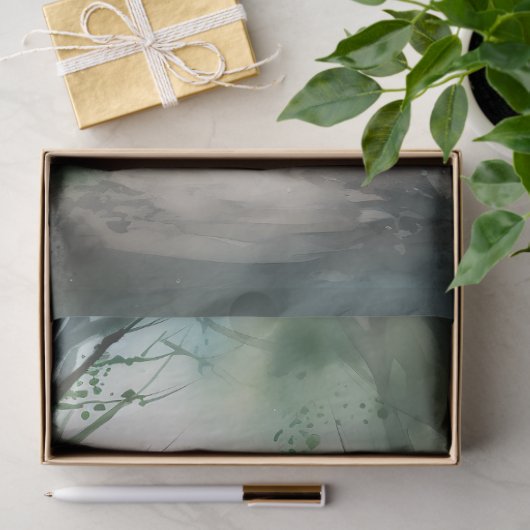 Meisje in bos 2 Decoupage papier (Geschenk)