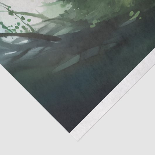 Meisje in bos 2 Decoupage papier (Detail)