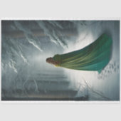 Meisje in Bos 4 Decoupage Paper Tissuepapier (Voorkant)