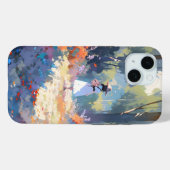 Meisje in bos anime impressionisme Case-Mate iPhone case (Achterkant (horizontaal))