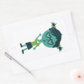 Meisje in bril sticker (Envelop)