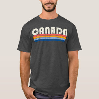 Meisje in Canadastijl uit de jaren 70 en 80 T-shirt