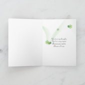 Meisje in Daisy Field denkt aan jou Kaart (Binnen)