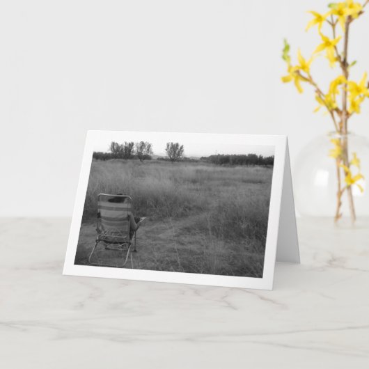 Meisje in de dok kaart (Gele Bloem)