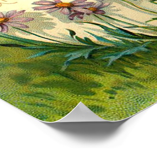 Meisje in de  eierpap poster (Hoek)