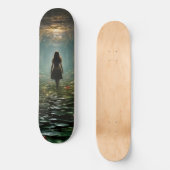 Meisje in de Fantasy Tunnel Persoonlijk Skateboard (Voorkant)