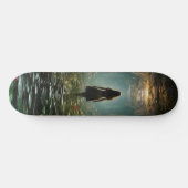 Meisje in de Fantasy Tunnel Persoonlijk Skateboard (Horizontaal)
