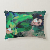 Meisje in de Groene Dress