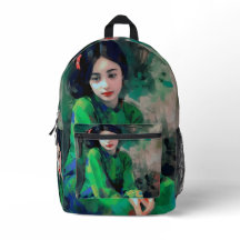 Meisje in de Groene Dress