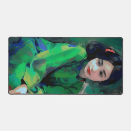 Meisje in de Groene Dress Bureaumat
