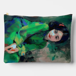 Meisje in de Groene Dress Etui