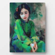 Meisje in de Groene Dress