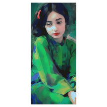 Meisje in de Groene Dress