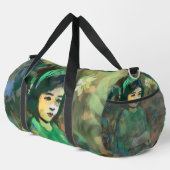 Meisje in de Groene Dress Plunjezak (Rechterhoek)