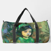 Meisje in de Groene Dress Plunjezak (Achterkant)