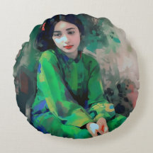 Meisje in de Groene Dress