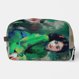 Meisje in de Groene Dress Toilettasje