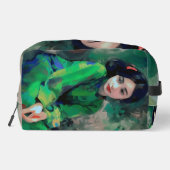 Meisje in de Groene Dress Toilettasje (Achterkant)