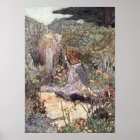 meisje in de lagertuin door Charles Robinson