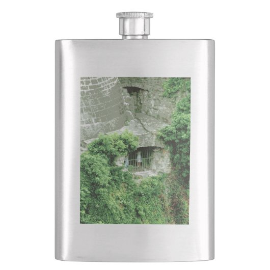 Meisje in de roestvrijstalen erlenmeyer flacon (Voorkant)