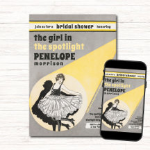  meisje in de schijnwerpers Vrijgezellenfeest