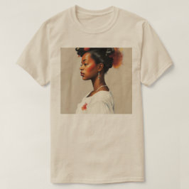 Meisje in de Schildering T-shirt