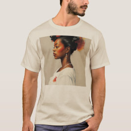 Meisje in de Schildering T-shirt