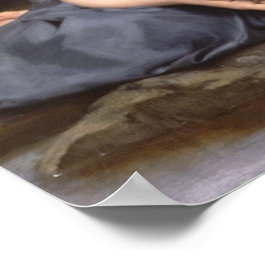 Meisje in de Seashore Poster (Hoek)