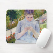 Meisje in de tuin, Mary Cassatt Muismat (Met muis)