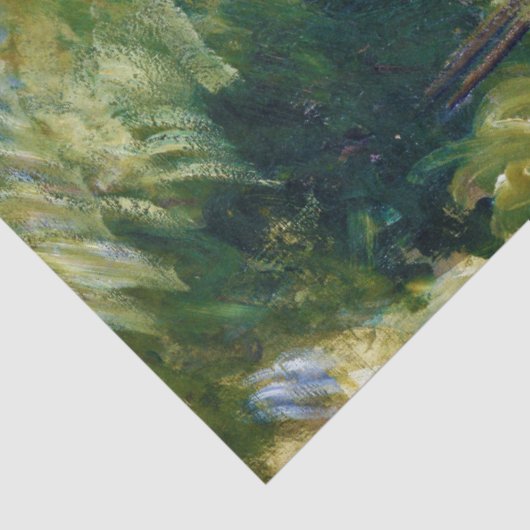 Meisje in de tuin, Mary Cassatt Tissuepapier (Detail)