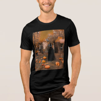 Meisje in de tuin T-shirt – Schilderachtig grafisc