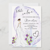 Meisje in de tuin Vrijgezellenfeest - Elegante Blo Kaart (Voorkant)