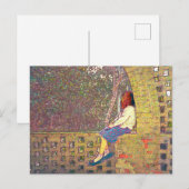 Meisje in de val van de Garden Wall Day Dreaming Briefkaart (Voorkant / Achterkant)