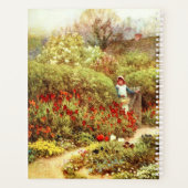 Meisje in de Victoriaans tuin van Luscious Planner (Achterkant)