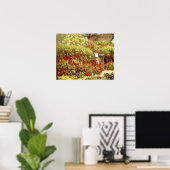 Meisje in de Victoriaans tuin van Luscious Poster (Thuiskantoor)