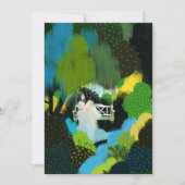 Meisje in de wilg kaart (Voorkant)