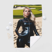 Meisje in de Zandval Golfhanddoek (Insitu)