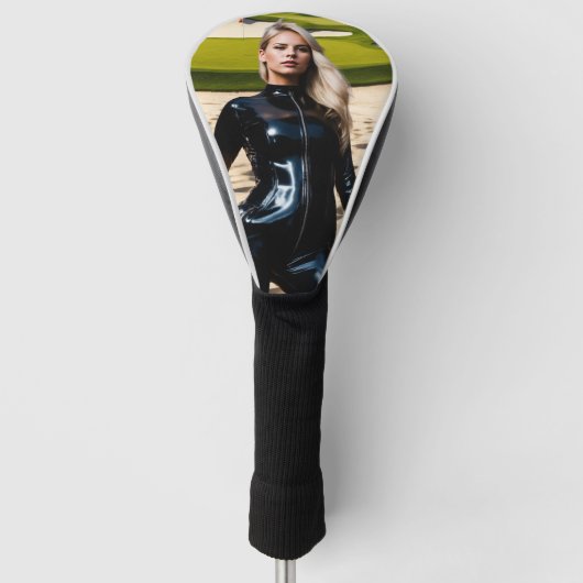 Meisje in de Zandval Golfheadcover (Voorkant)