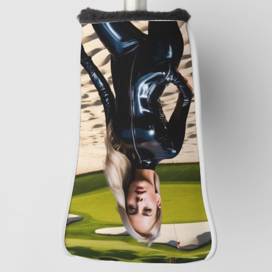 Meisje in de Zandval Golfheadcover (Draai 90)