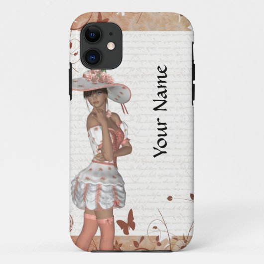Meisje in de zomer pet Case-Mate iPhone case (Achterkant)