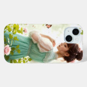 Meisje in de zomer tuin Case-Mate iPhone case (Achterkant (horizontaal))