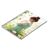 Meisje in de zomer tuin notitieboek (Linkerzijde)